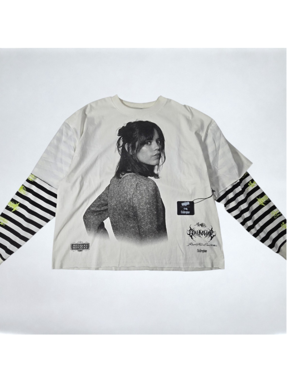Civil Regime Beetlejuice Astrid Forever Side By Side Long Sleeve Twofer • Medium